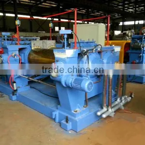 XK450 Compound Rubber Sheet Two Roll Rubber Mixing Mill thumbnail-1