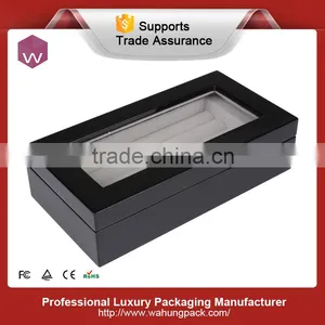 Custom Black Wooden Cufflink Storage Box & Cufflink Display Box thumbnail-1