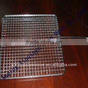 Stainless Steel Barbecue Bbq Grill Wire Mesh Net thumbnail-1