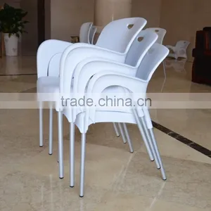 PP Back&Seat and Al Legs Blow Mold Folding Chair thumbnail-2