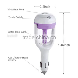 Mini Car Humidifier Air Purifier Freshener Aromatherapy Essential Oil Diffuser thumbnail-2
