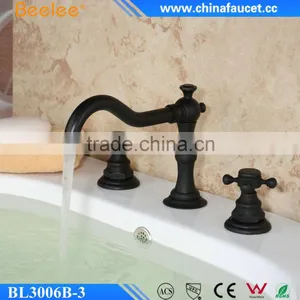 Beelee BL3006B-3 Bathroom 3pcs Basin Tap, 8" Widespread Basin Faucet in Oil Rubbed Bronze thumbnail-3