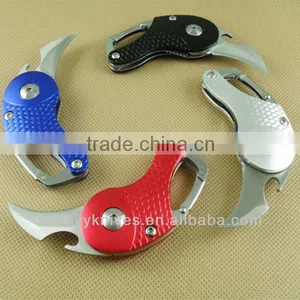 2014New Carabiner Keychain Knife thumbnail-1
