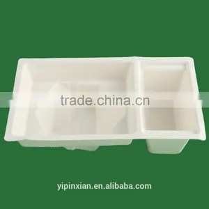 Wholesale Supplier of Biodegradable Thermoformed Sugarcane Fiber Moulded Paper Pulp Packaging thumbnail-4