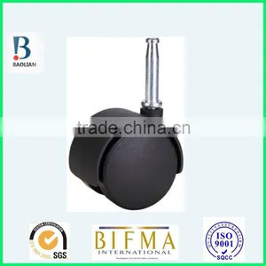 BL Clearance Sale 40mm Black Light-duty Durable Long-iron Stem Nylon Mould Caster thumbnail-4