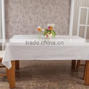 100%cotton White Restaurant Table Cloth Factory thumbnail-1