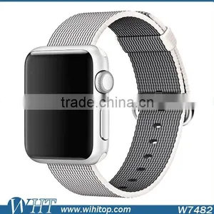 HOCO Original 1:1 38mm 42mm Steel Buckle Adapter Woven Nylon Watch Band for Apple Watch Band Quality Choice Most Popular thumbnail-4