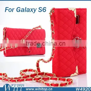 Mobile Phone Accessories for Galaxy S6 Case Wholesale, China Supplier Leather Case for Galaxy S6 thumbnail-5
