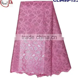 CL9499 Beautiful Design Hot African Style French Lace Fabric,net Tulle Lace Fabric for Sale thumbnail-5