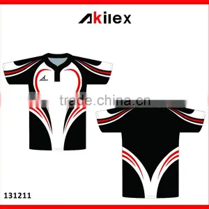 New Design Cool Dry Rugby Shirt, Rugby Team Wear thumbnail-3