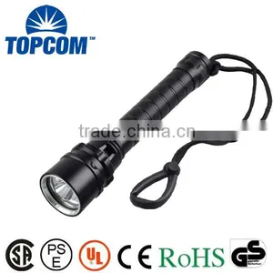 Diving Usage Wide Angle Aluminum 3000 High Lumen Torch Flashlight Quality Choice thumbnail-1