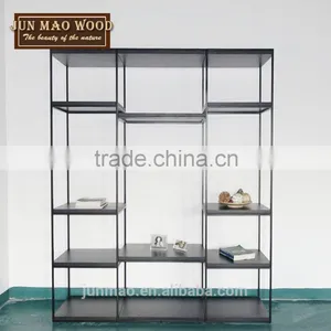 High End Metal and Wood Design Display Furniture for Garment Shop Display Stand thumbnail-1