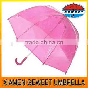 Wholesale Vogue Design Surmounted Arch Clear Pink Kid Bubble Umbrella thumbnail-1