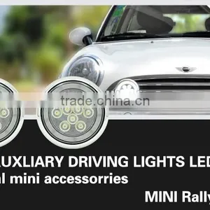 CE RoHS E-mark Approval for MINI Led Driving Light Led Rally Light (Chrome/ Smoke) thumbnail-6