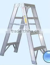 Aluminum Double-sided Industrial Ladder thumbnail-1