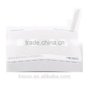 2016 OEM 100Mbps EPON GEPON ONU With 4FE+2VOIP/POTS+ Wifi ONU thumbnail-2