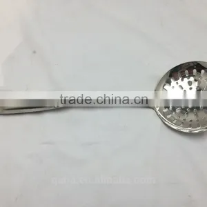STAINLESS STEEL SLOTTED SKIMMER STRAINER SIEVE SPATULA KITCHEN UTENSIL SPOON thumbnail-3