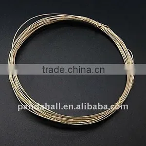 Brass Wire, 14Kt Gold-Filled, About 0.6mm, 4.5m/roll(CWIR-Q003-1) thumbnail-1