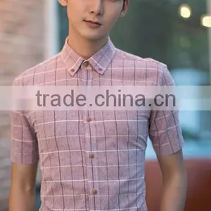 D11046b Men Cotton Casual Wholesale Fashionable Fancy Shirt thumbnail-1