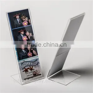 Photo Booth Frame 2x6 Acrylic Picture Frames, Plexiglass Menu Sign Holder thumbnail-1