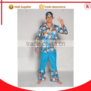 Wholesale Long Bohemian Hippie Pants Dresses Mens Costume Fashion Indian Hippie Clothing With Glasses and Headbands thumbnail-1