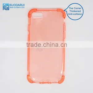Soft Clear Gel Drop Detection TPU Case For Apple Iphone 7 Cover thumbnail-1