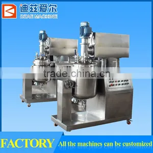 2015 High Quality Cosmetic Cream Vacuum Emulsifying Mixer thumbnail-1