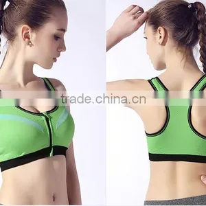 Summer Style Women Cotton Stretch Athletic Vest Gym Fitness Sports Bra thumbnail-5
