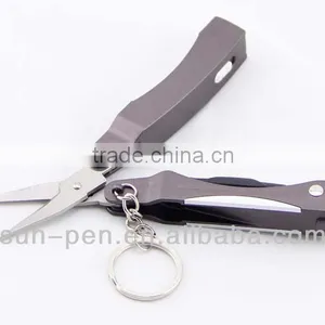 Folding Multi-funtional Pen With LED and Scissors thumbnail-2