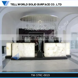 Custom Made Manmade Stone Call Center Workstation Front Desk thumbnail-1