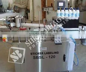 Automatic Self Adhesive Vertical Bottle Sticker Labelling Machine thumbnail-1