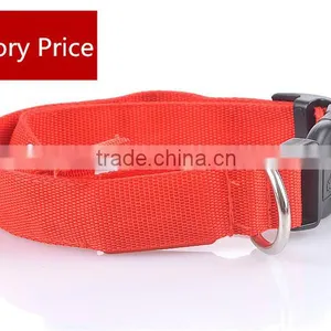 Pets Dog LED Light Blink Flash Night Safety Nylon Collar Waterproof thumbnail-1