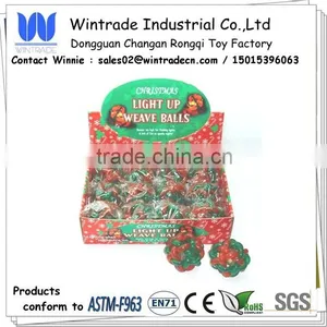 65MM Christmas Light up Weave Balls thumbnail-1