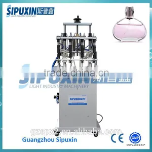 Sipuxin_Semi Auto 4 Heads Pneumatic Perfume Filling Machine With High Precision thumbnail-1
