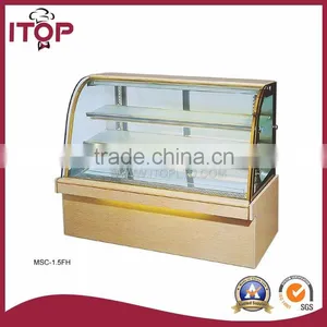 Single Curve Bakery Refrigerator Showcase thumbnail-1