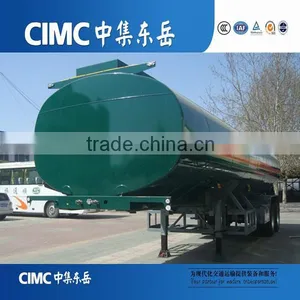 CIMC Liquid Oil Stainless Steel Fluid Tank Semi Trailer 3 Axle thumbnail-1