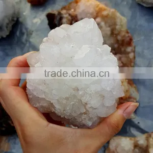 White Quartz Crystal Cluster Clear Crystal Quartz Geode for Wholesale thumbnail-2