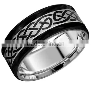 Fashion Tungsten Carbide Jewelry Ring Hot Sell Engeneer Design Ring Finger Rings thumbnail-5
