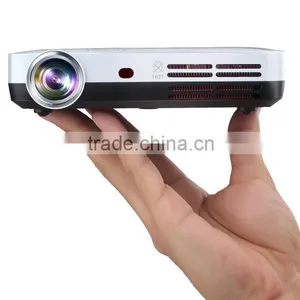 Portable Home Theatre Android 3D Wifi Bluetooth Dlp Mini Beamer With hd 1080p thumbnail-1