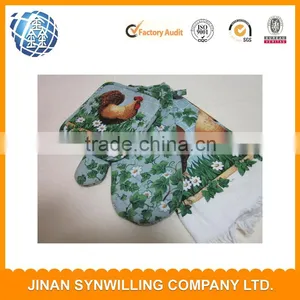 China Manufacturer Professional Customized Cooking Industrial Oven Gloves thumbnail-4