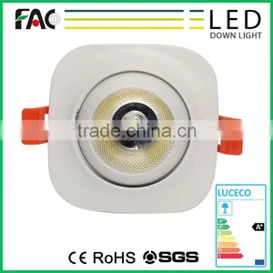 China Online Selling Adjustable Recessed 10w Square Cob Led Downlight thumbnail-2