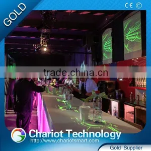 Chariot Hot Product Glass Table Interactive Bar With Ice Block Effect thumbnail-1