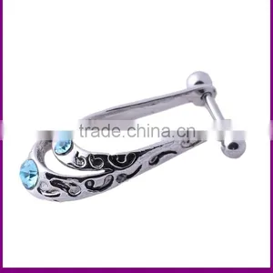 Stainless Steel Vintage Feather Ear Cuff thumbnail-4