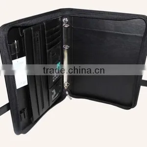 Embossed Business Leather Portfolio/folder With Handle /notepad/penholder thumbnail-4