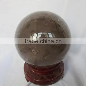 Customized Smoky Quartz Sphere Ball for Sale thumbnail-3