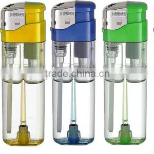 BAIDA Transparent Refillable Electric Lighter thumbnail-1