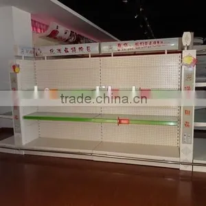 RH-HSXH01 Supermarket Cosmetic Shelf Display Rack With Light Box thumbnail-3
