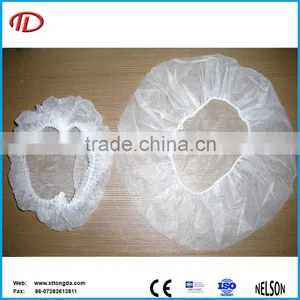 Nonwoven Dustproof Surgeon Disposable Bouffant Cap thumbnail-1