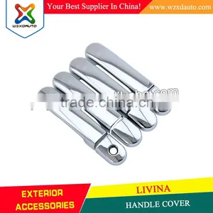 DOOR HANDLE COVER ABS CHROME DOOR HANDLE COVER FOR LIVINA 2013 thumbnail-1