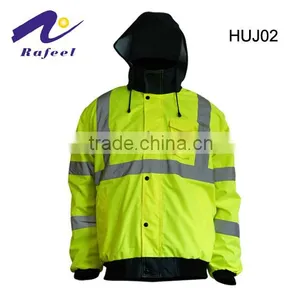 Traffic Fluorescent Yellow Reflective Safety Jacket thumbnail-1